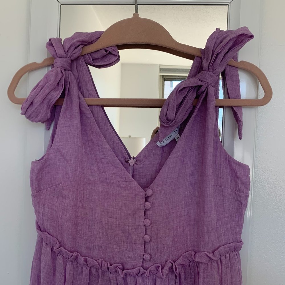 NWT!!!  English Factory Lilac, Tiered Maxi Dress